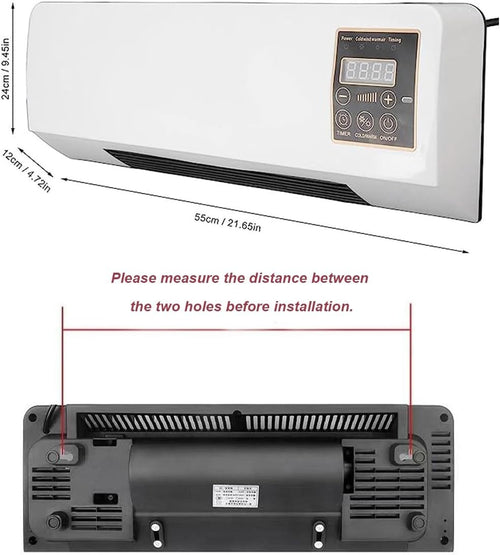 Climatizador de Pared Dual Frío Calor