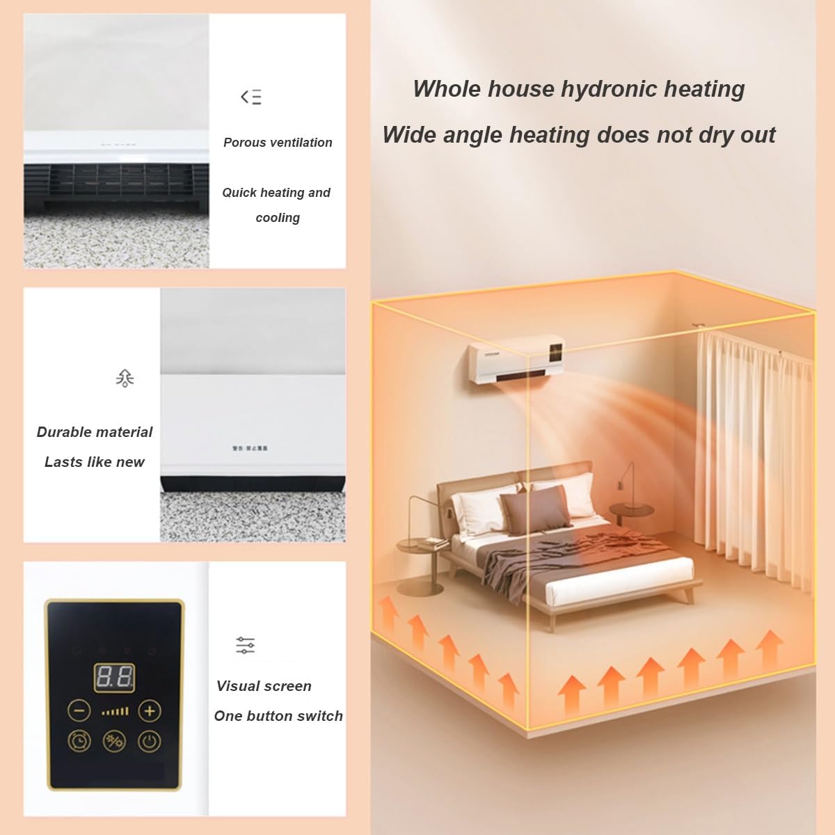 Climatizador de Pared Dual Frío Calor